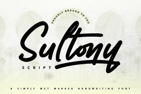 Download Sultony | Marker Handwriting Font - Marker Collection