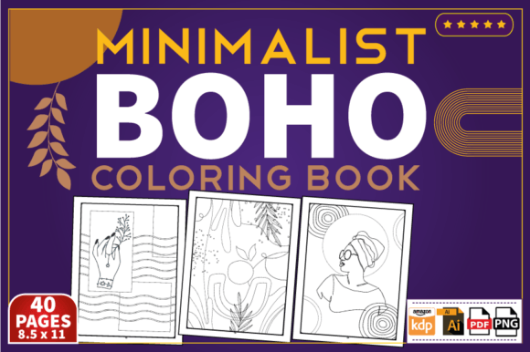 Download Minimalist Boho Coloring Book - Minimal Collection