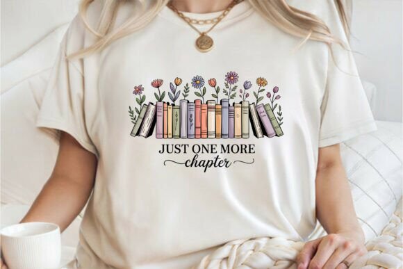 Download Vintage Floral Book Reading Shirt PNG - Premium Resources